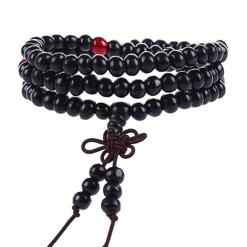 Beads Ebony Chinese Knot Wooden Prayer Bracelets