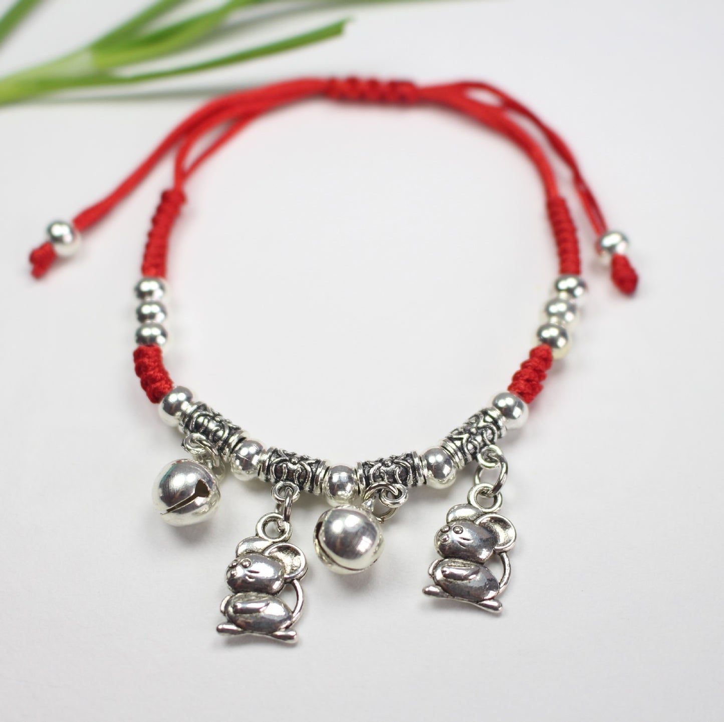 Woven Zodiac Red Rope Life Bell Bracelets