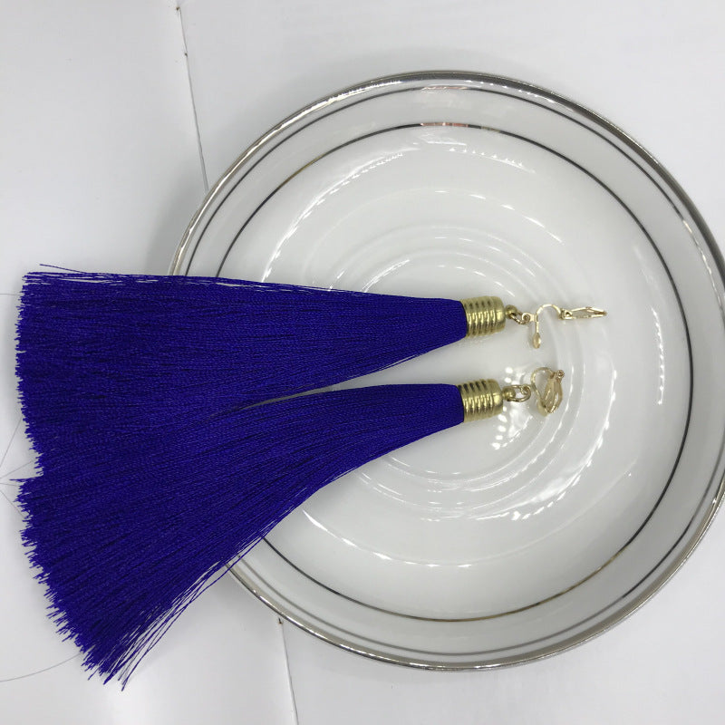 Ethnic Tassel No Clip Long Fringe Tourism Ear Line