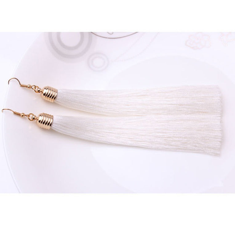 Ethnic Tassel No Clip Long Fringe Tourism Ear Line