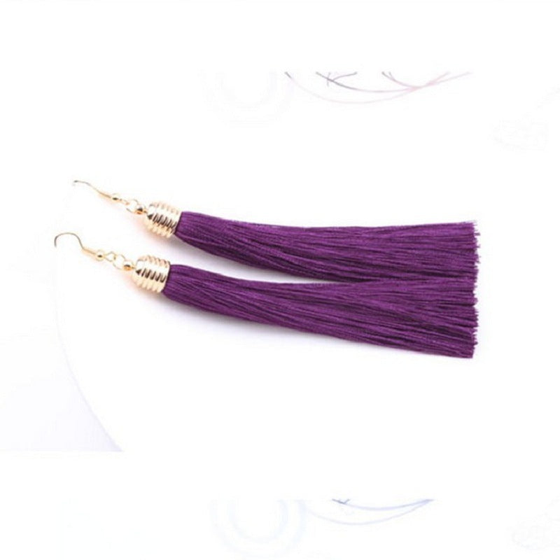 Ethnic Tassel No Clip Long Fringe Tourism Ear Line