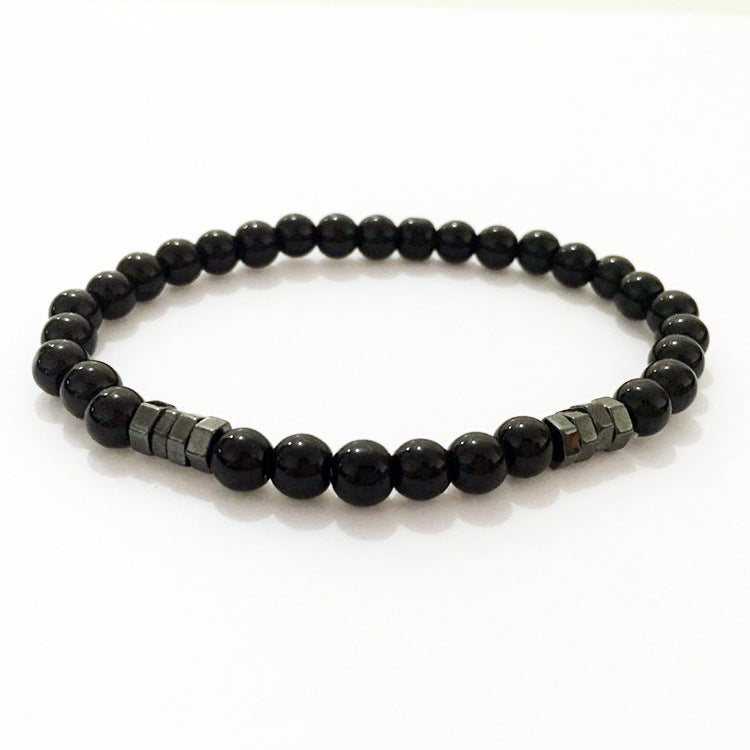 Men's Geometry Pattern Simple Classic Stone Beads Bracelets