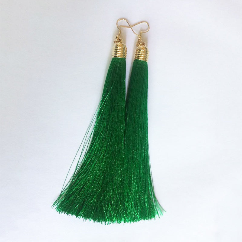 Ethnic Tassel No Clip Long Fringe Tourism Ear Line
