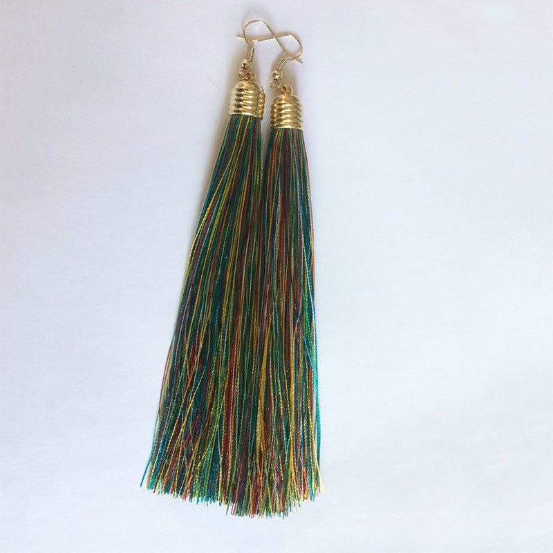 Ethnic Tassel No Clip Long Fringe Tourism Ear Line
