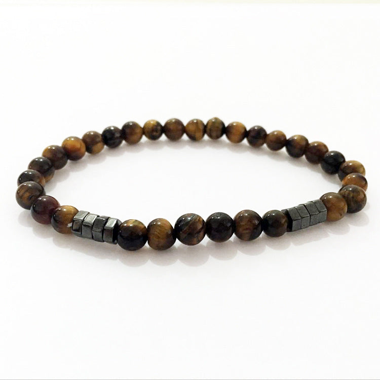 Men's Geometry Pattern Simple Classic Stone Beads Bracelets