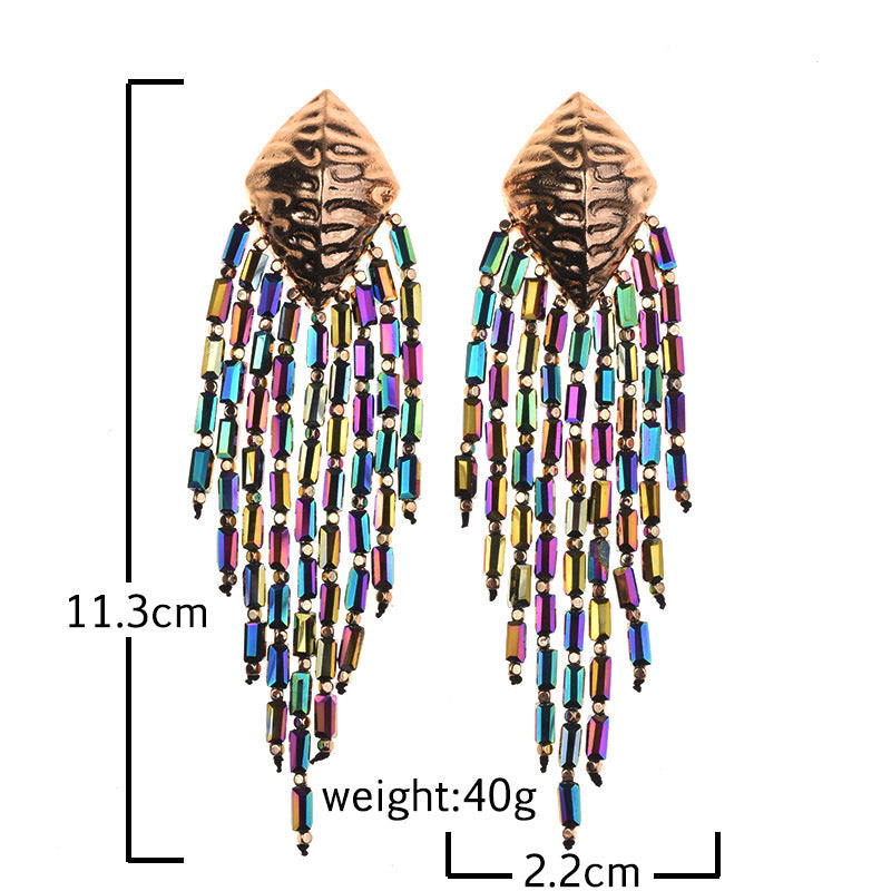 Graceful Innovative Glamorous Alloy Rhinestone Overseas Earrings