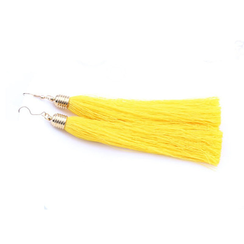 Ethnic Tassel No Clip Long Fringe Tourism Ear Line