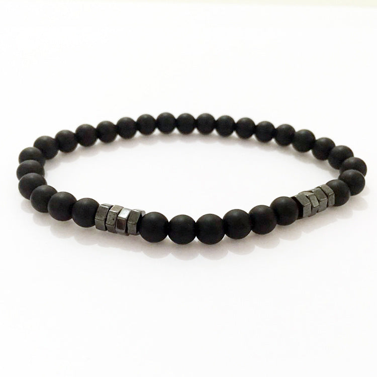 Men's Geometry Pattern Simple Classic Stone Beads Bracelets