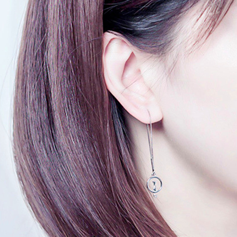 Long Fringed Thread Super Cute Temperamental Ear Line