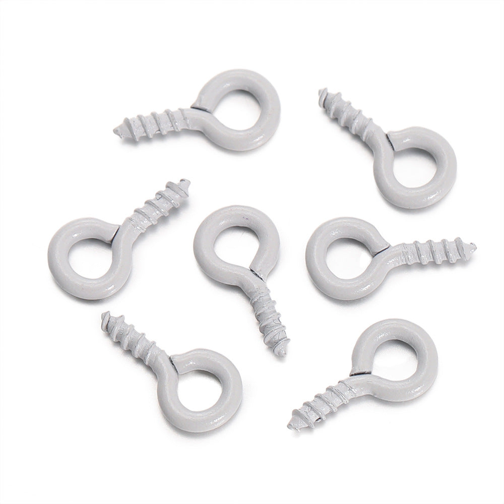 Croissant Nail Screw Sheep Eye Pearl Jewelry Accessories