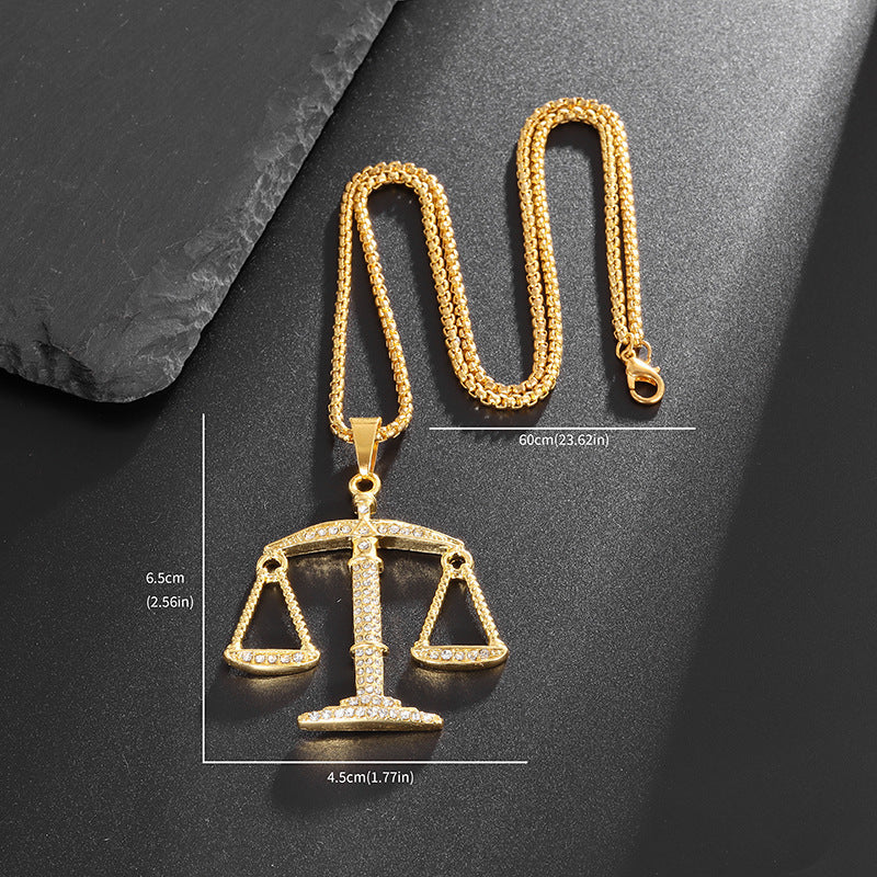 Punk Star Bone Saturn Halo Hipster With Personality Fashion Skull Pendants