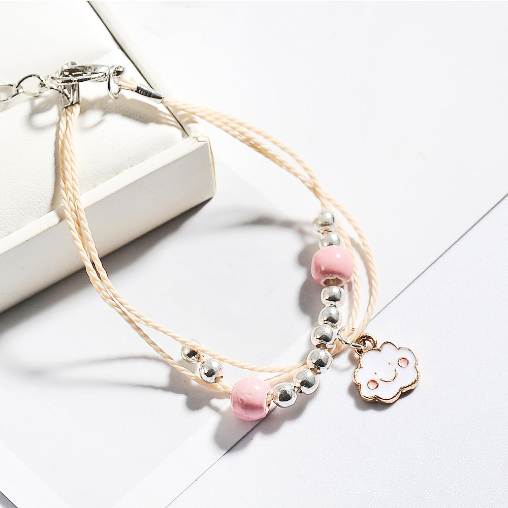 Fashion Vintage Pearl Letter Female Style Bracelets