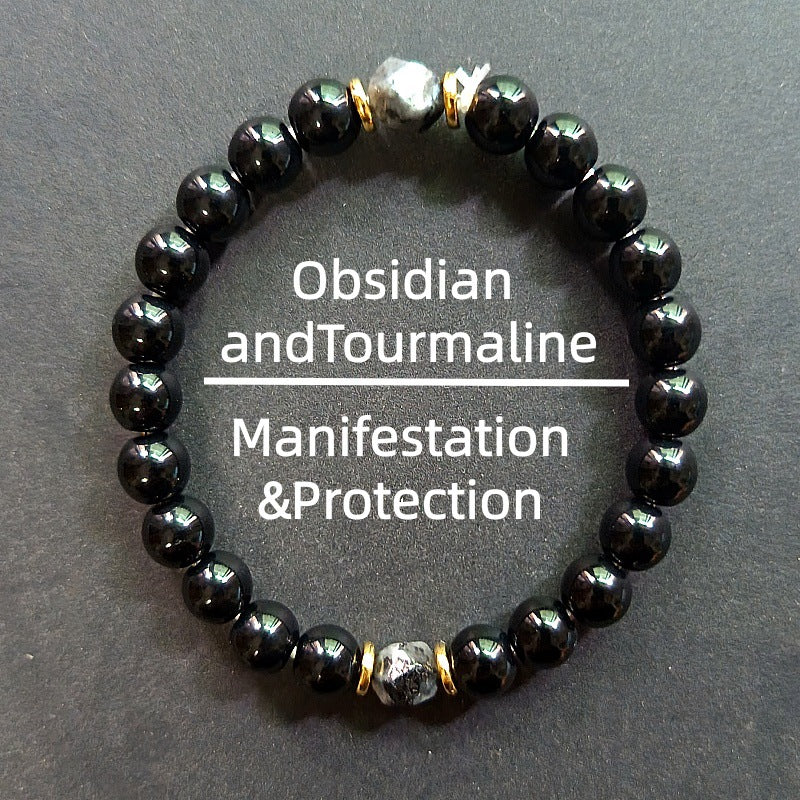 Glamorous Slouchy Attractive Natural Stone Crystal Bracelets