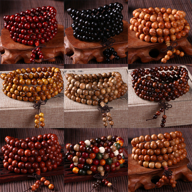 Green Sandalwood Amusement Article Beads Purple Bracelets