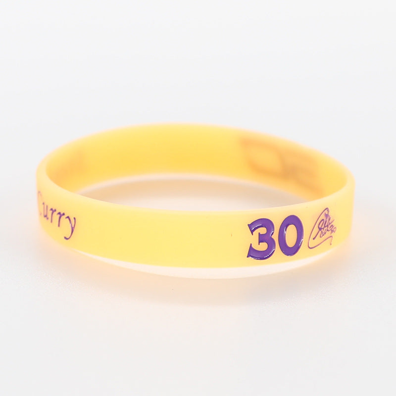 Star Black Mamba James Curry Letter Bracelet