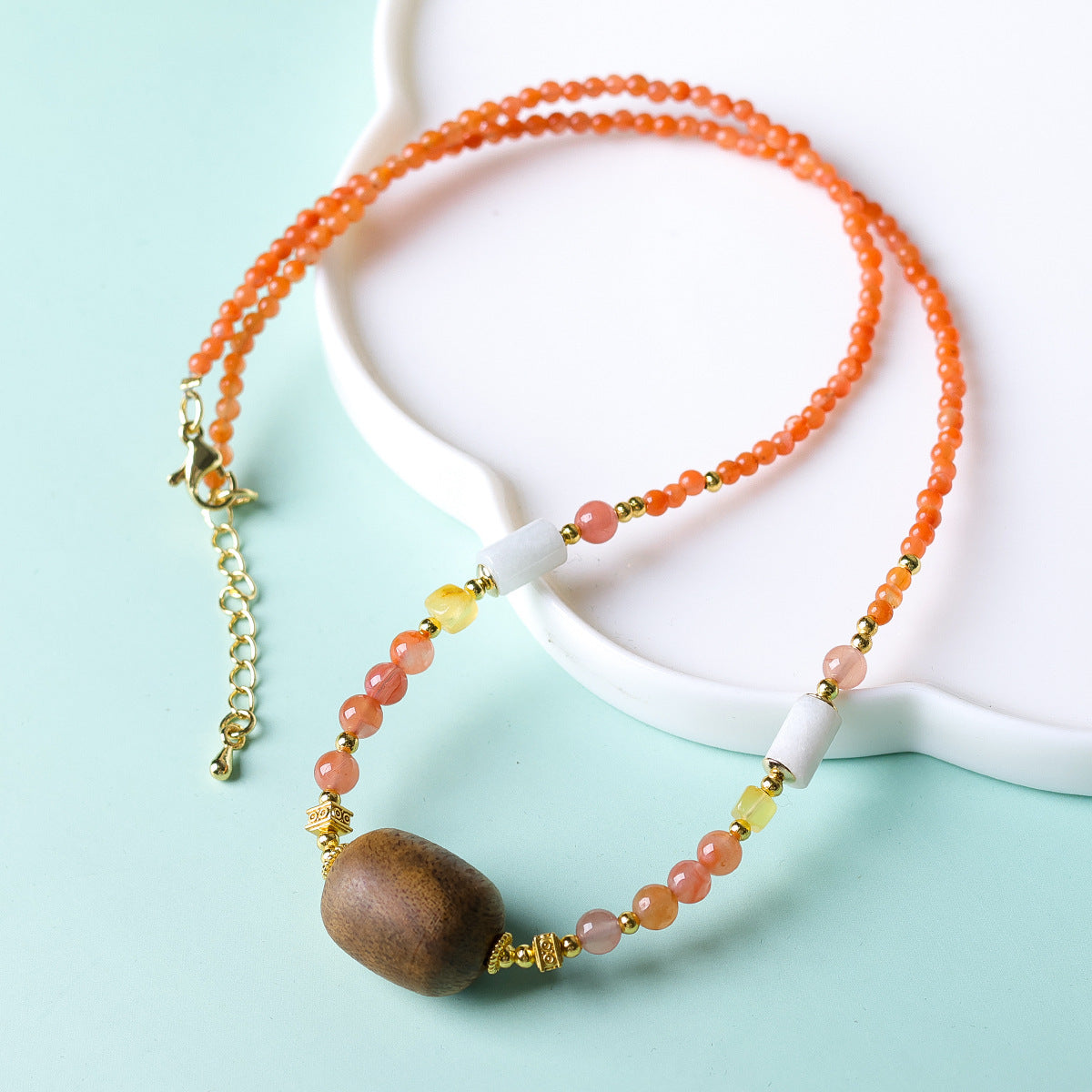 Southern Red Agate Chinese Style Crafts Jade Lucky Bracelet