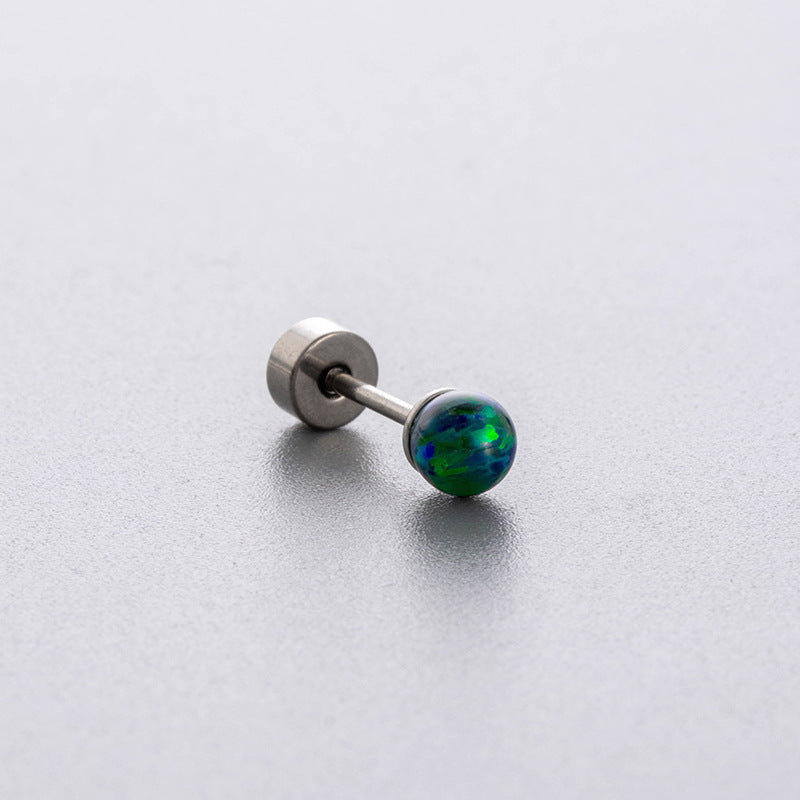 Titanium Steel Ear Bone Flower Pin Earrings