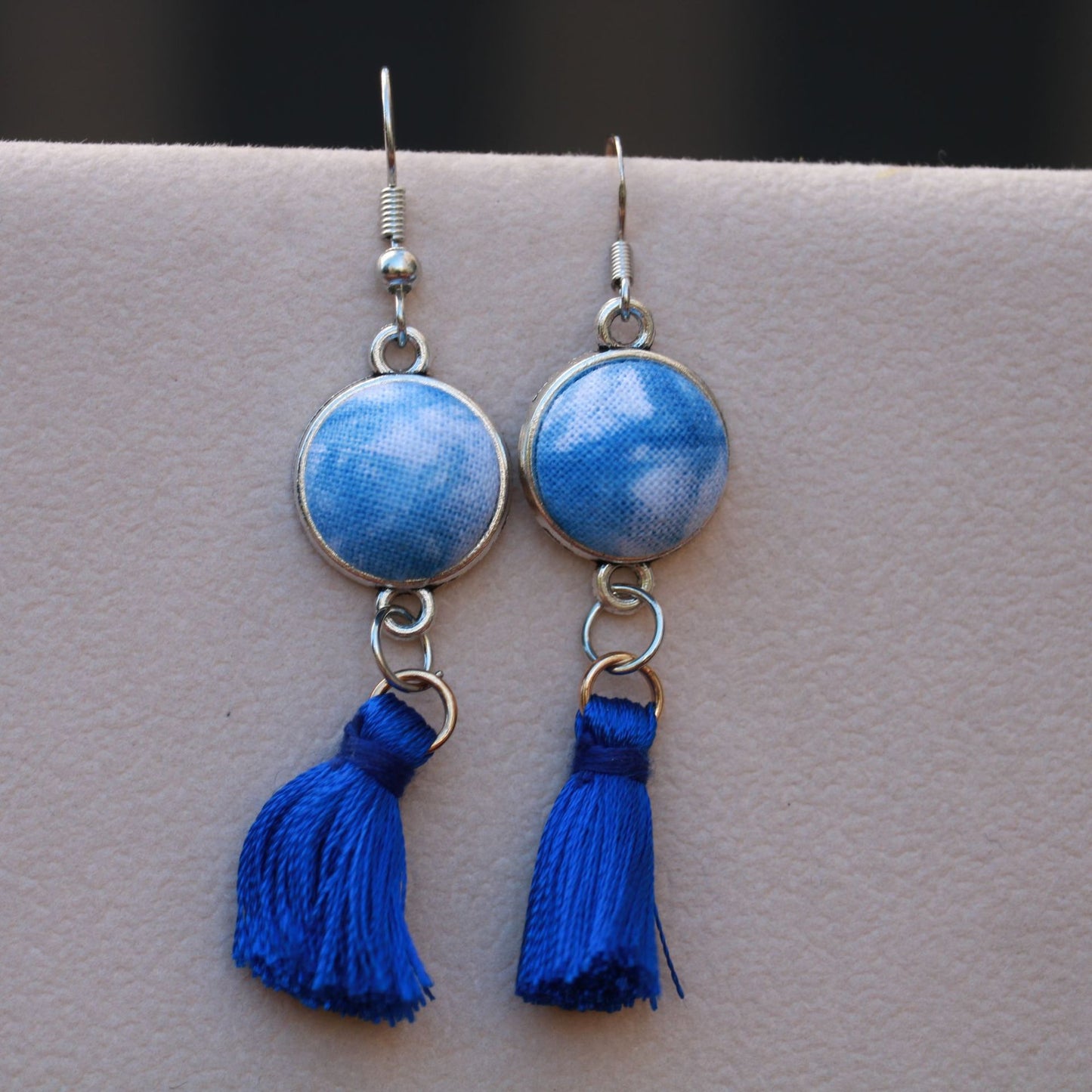 Yunnan Dali Ethnic Style Handmade Fabric Earrings
