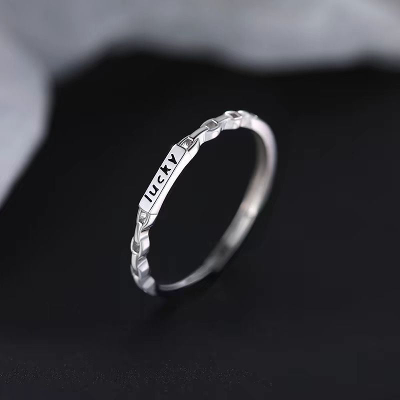 For Design Index Finger Light Luxury High-grade Female Simple Ring