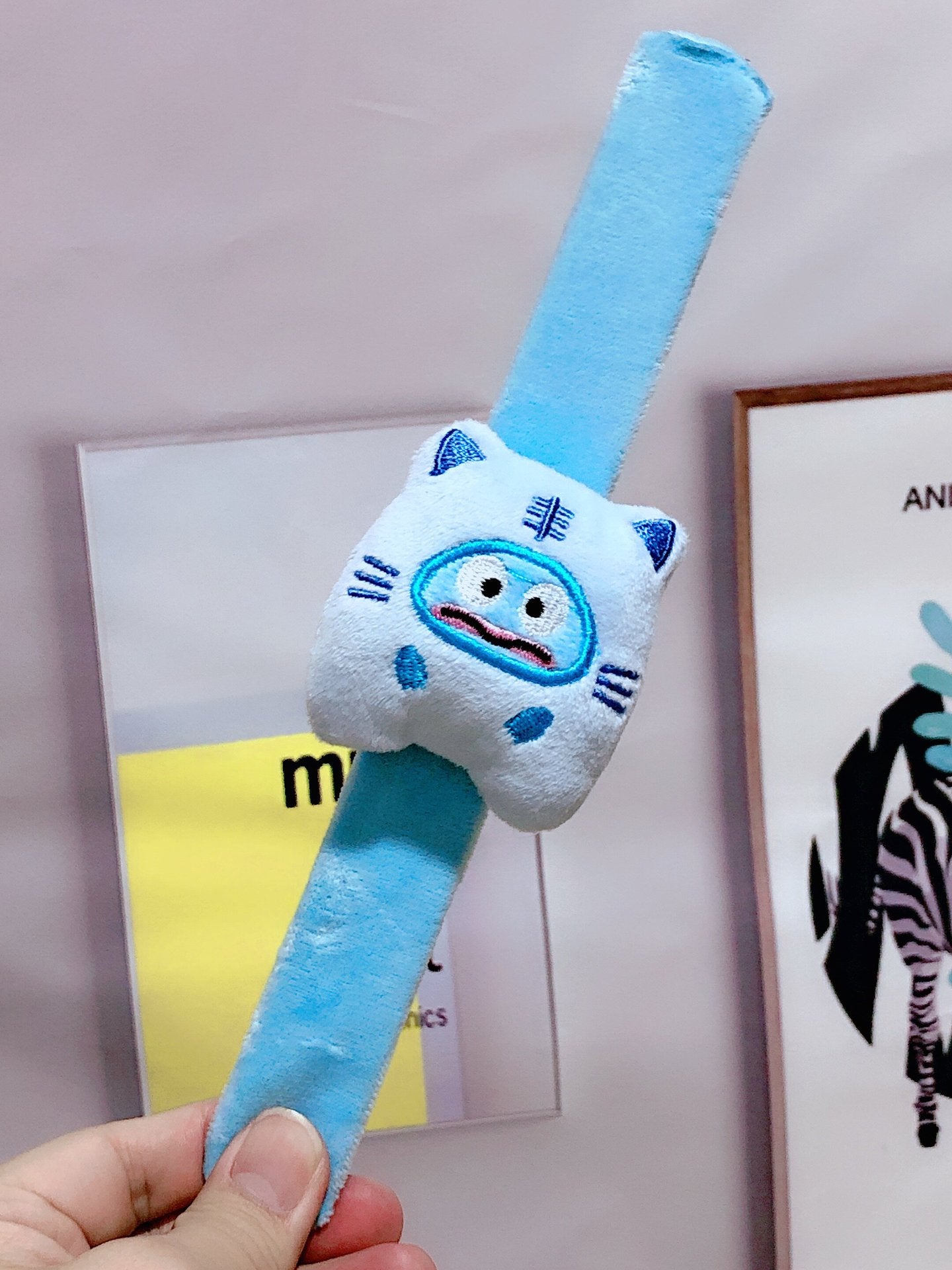 Children's Plush Cartoon Pop Cute Sun Flower Couple Female Dinosaur Slap Bracelet