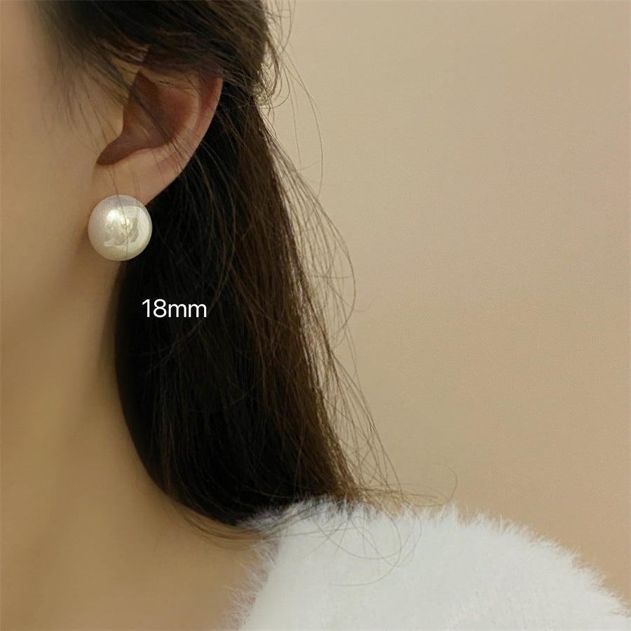 Retro Semicircle Pearl Trendy Entry Lux Elegant Earrings