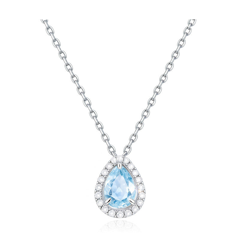 Women's Blue Tears For Light Luxury Minority High-grade Water Pendants