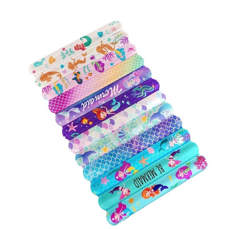 Children's Pop Popular Cartoon Creative Printing Slap Rings