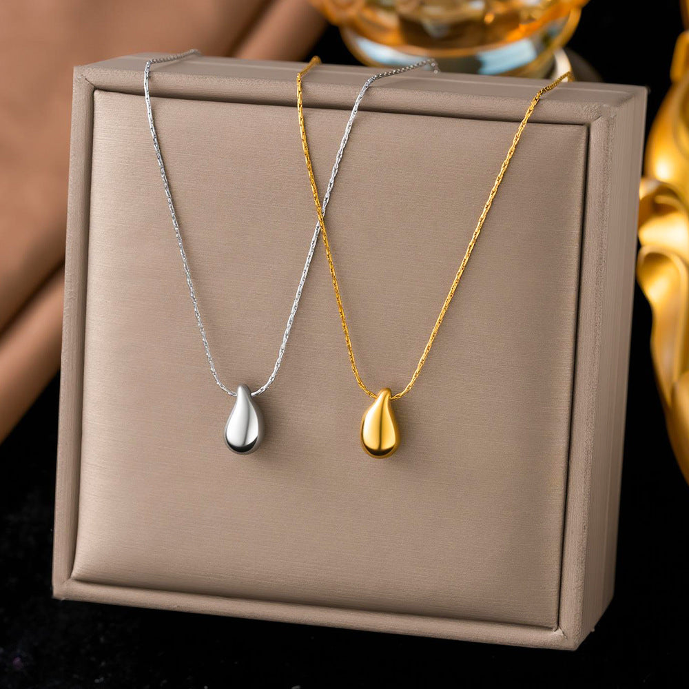 Water Drop Female Niche Bag Simple Affordable Luxury Fashion Temperament Necklace