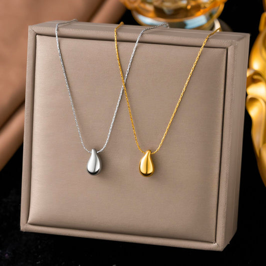 Water Drop Female Niche Bag Simple Affordable Luxury Fashion Temperament Necklace