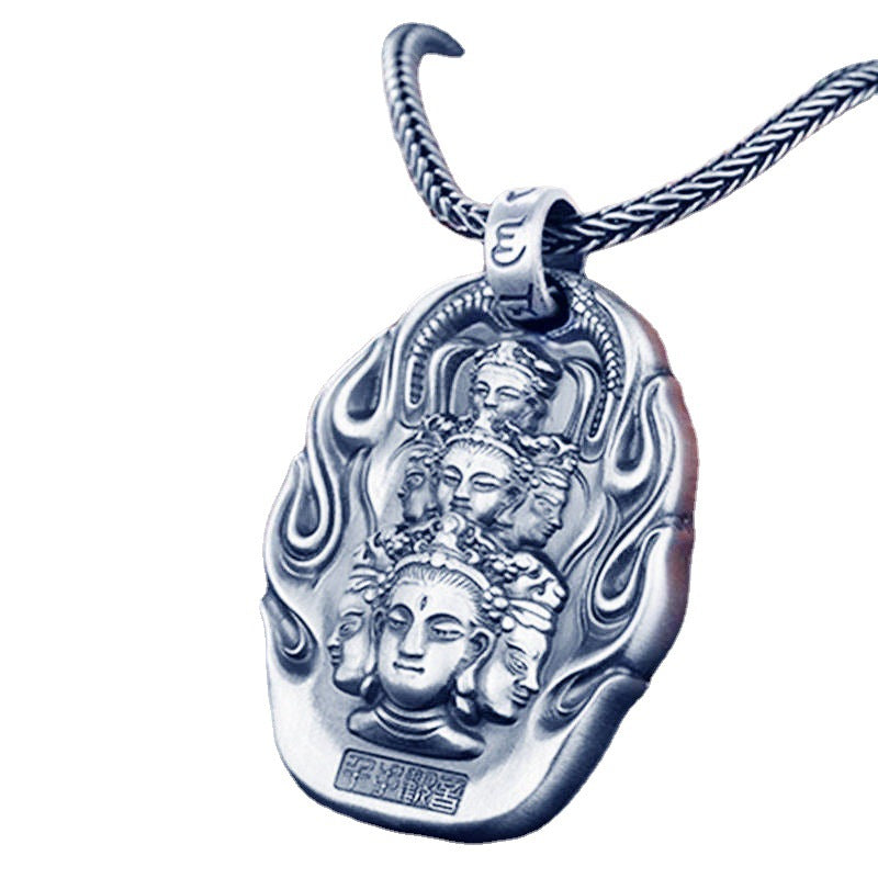 Women's & Men's Zodiac Buddha Sterling Sier For Sign Thai Pendants