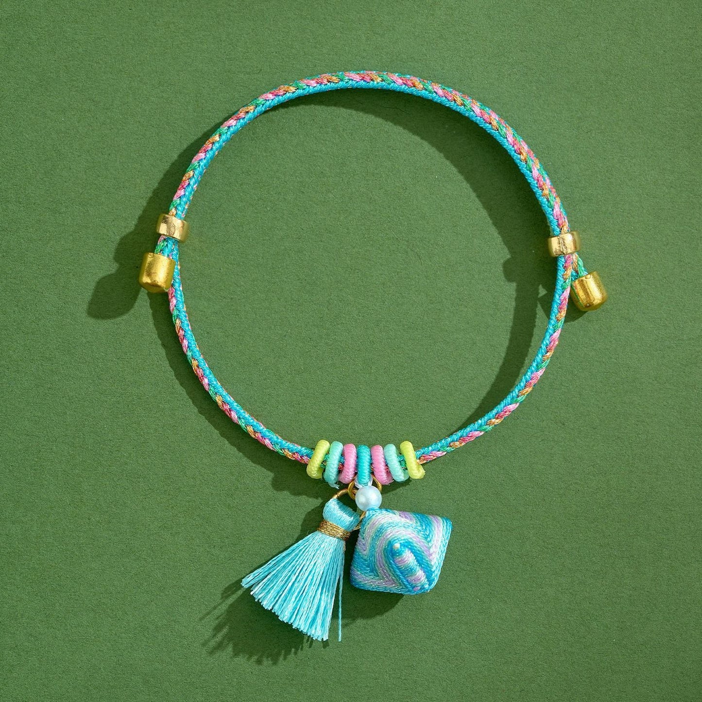 Dragon Boat Festival Colorful Rope Small Red Hand-woven Tiger Head Bracelet