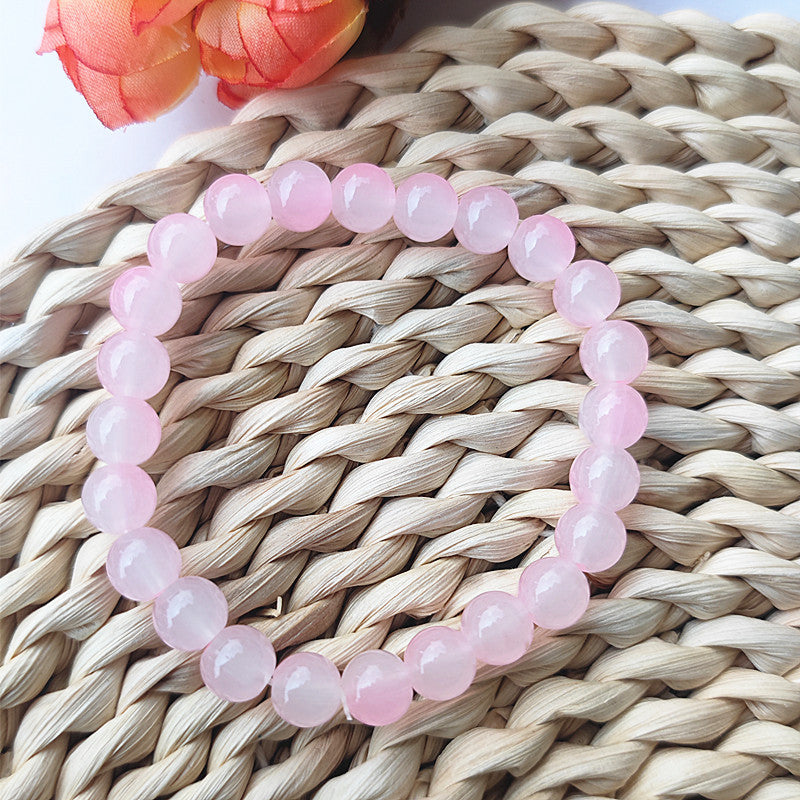 Hand Toy Gradient Color Glass Beads Primary School Beaded Can Bracelets