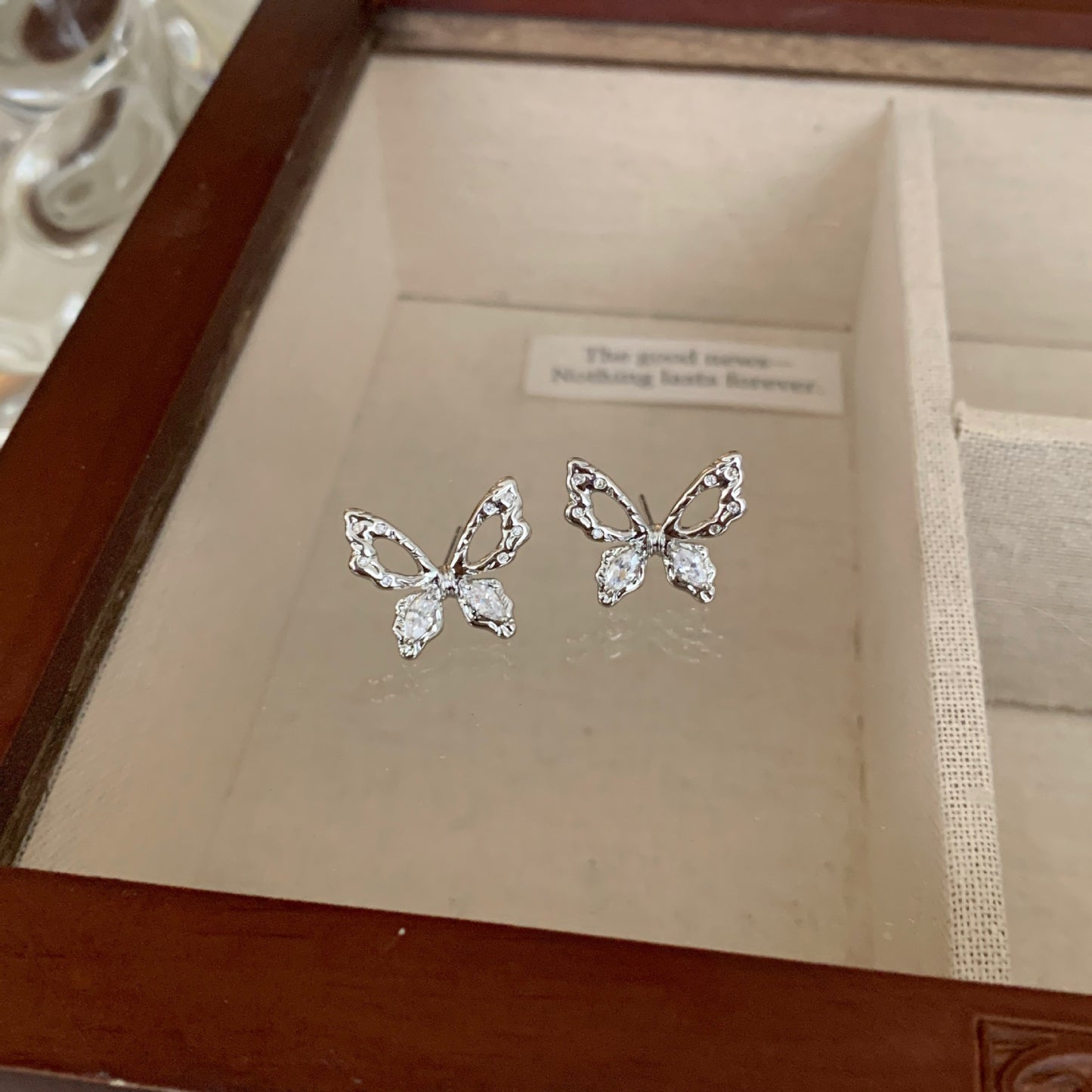 Women's Simple Elegant Butterfly Light Luxury Minority Rings