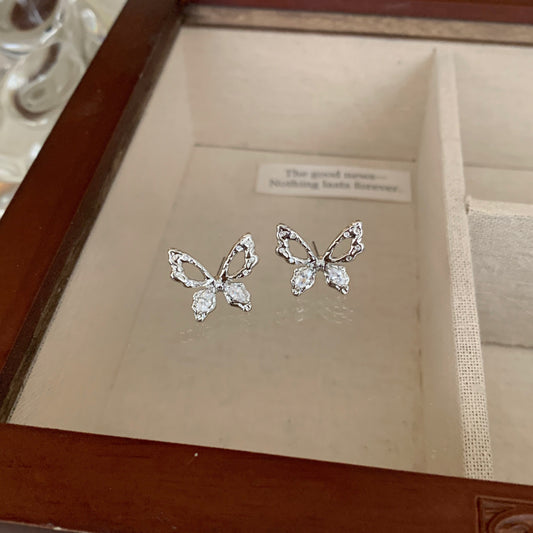 Women's Simple Elegant Butterfly Light Luxury Minority Rings
