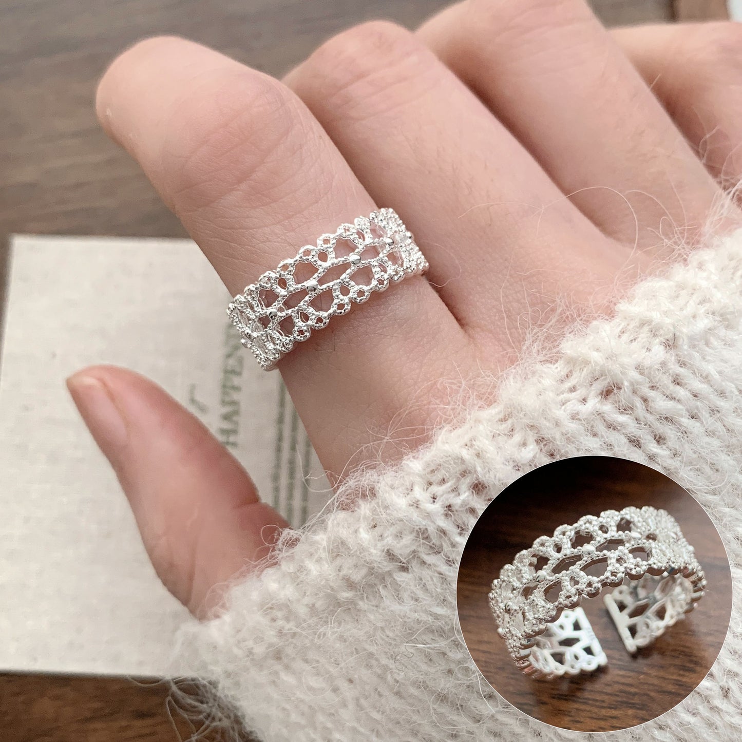Women's Geometric Fashion Twisted Open-end Personality Hip Rings