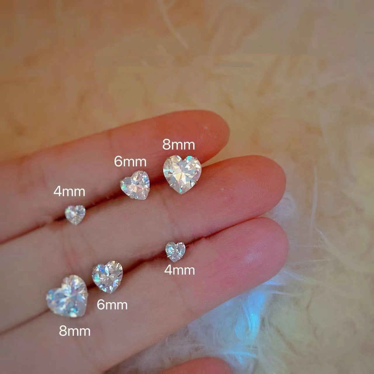 Piercing Flash Strong Magnetic Male Shining Diamond Zircon Suction Bone Stud Earrings