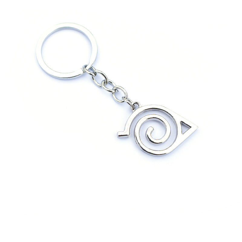 Attack Allen Giant Key Ninja Small Organization Red Cloud Notes Necklace