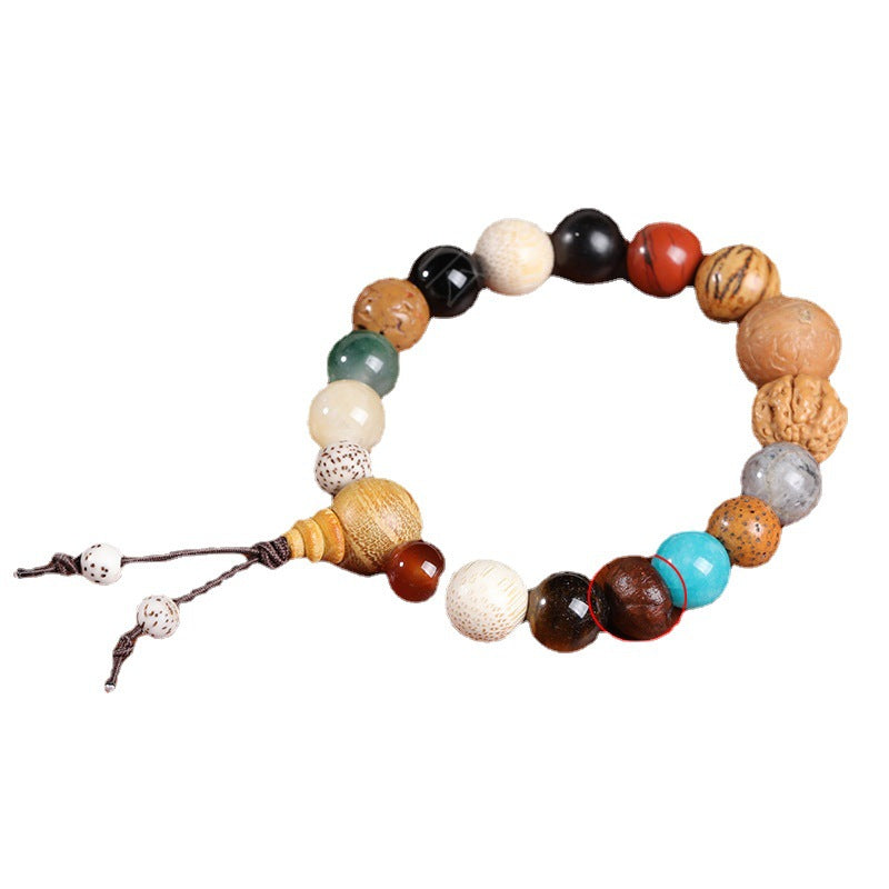 Alms Bowl Style Eighteen Prayer Beads String Decoration Bracelet