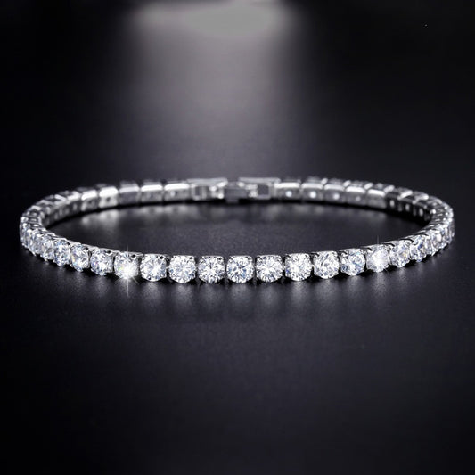 Zircon Tennis Unisex Fashion Simple Hand Bracelet