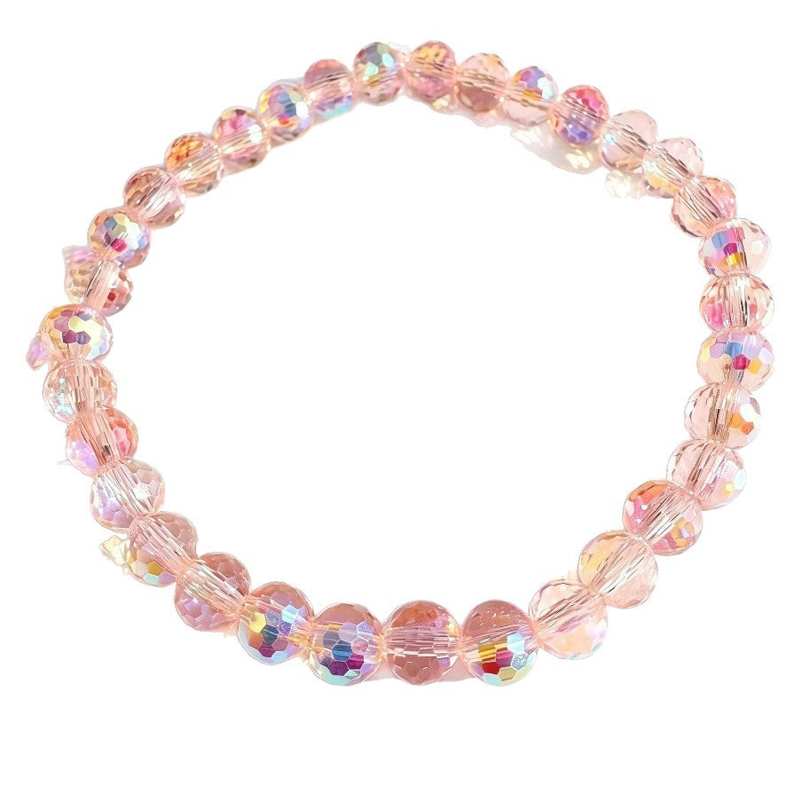 Women's Face Ball Shiny Crystal Sweet Fashion Bracelet