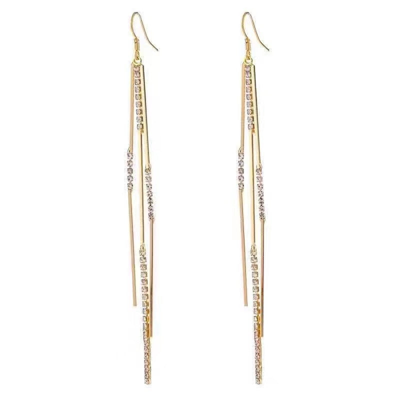 Women's Super Long Snake Bone Chain Korean Style Light Luxury Personalized Rings