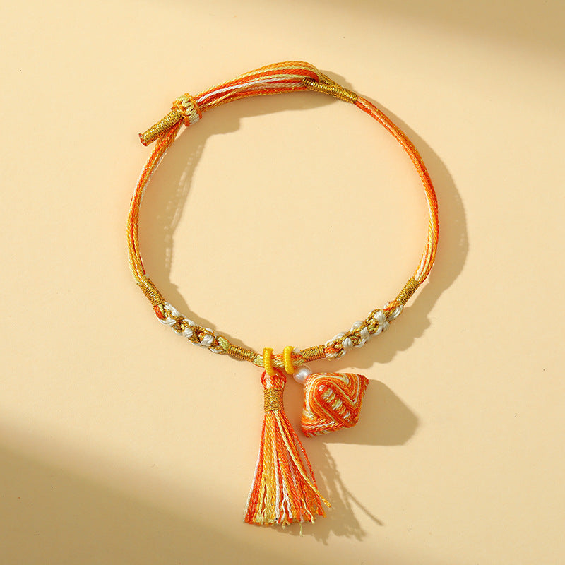 Children's Dragon Boat Festival Colorful Rope Hand-woven Small Bracelets