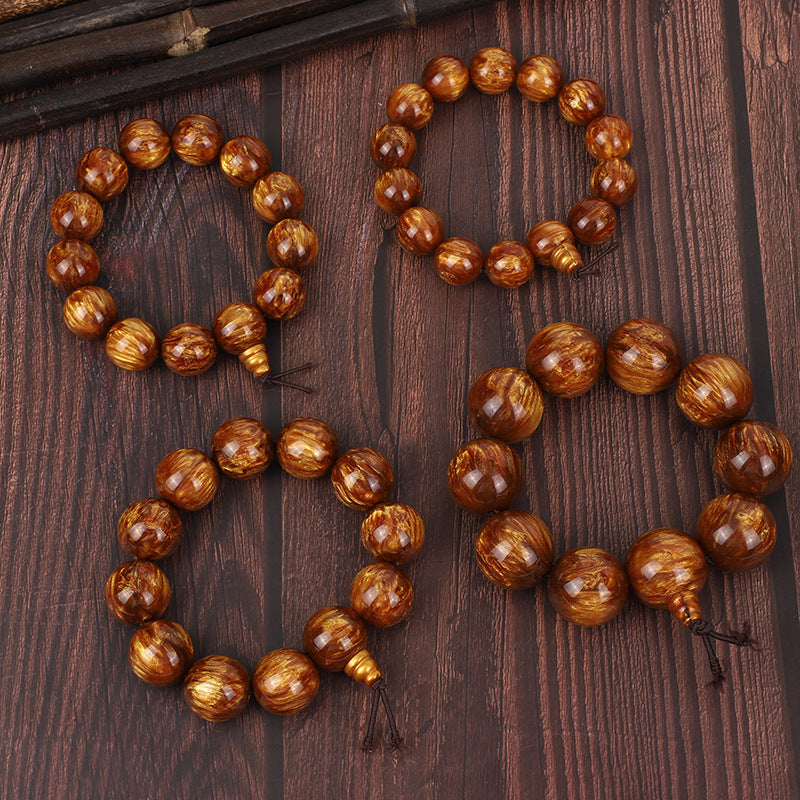 Willow Pagoda Single Circle Prayer Beads National Style Stall Resin Bracelet