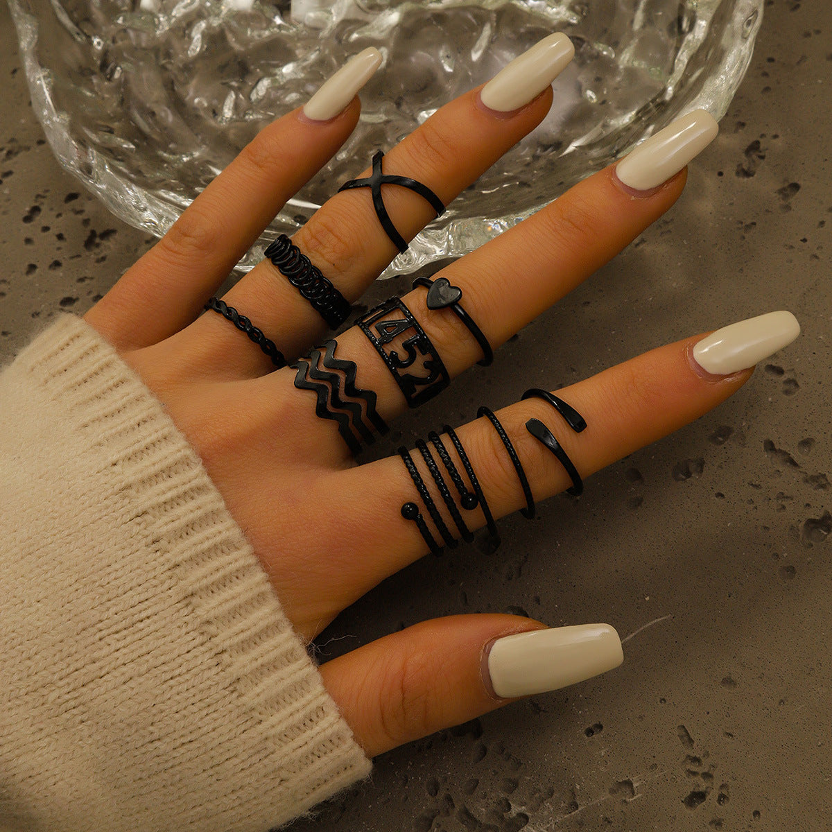 Women's Butterfly Open More Than Knuckle Sets Of Ring