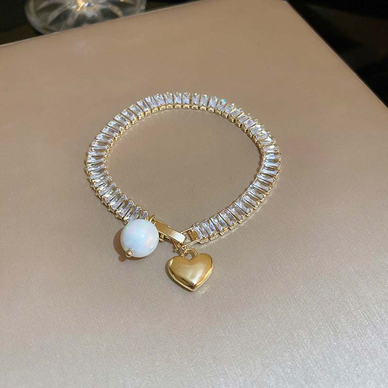 Zircon Adjustable Female Simple Light Luxury Graceful Bracelet