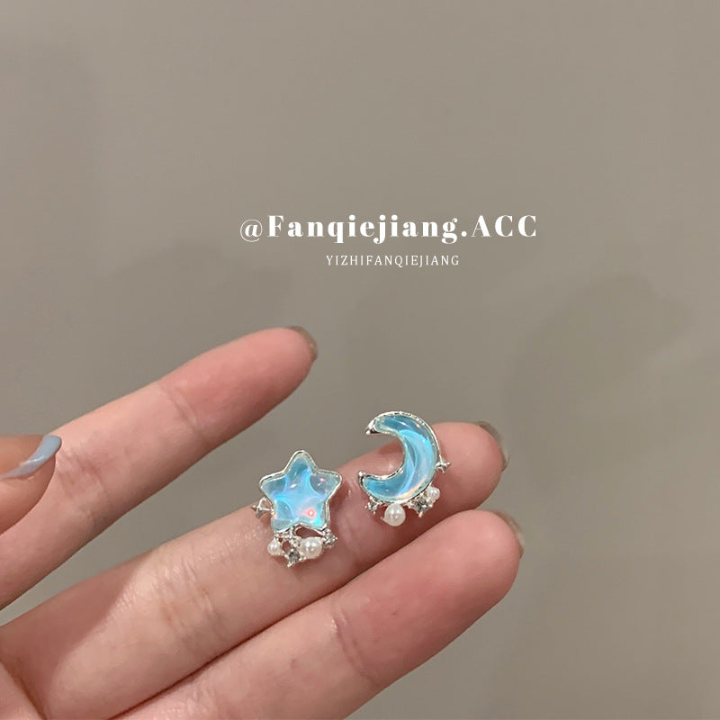 Fairy Style Korean Sweet Mori Minority Elegant Face Earrings