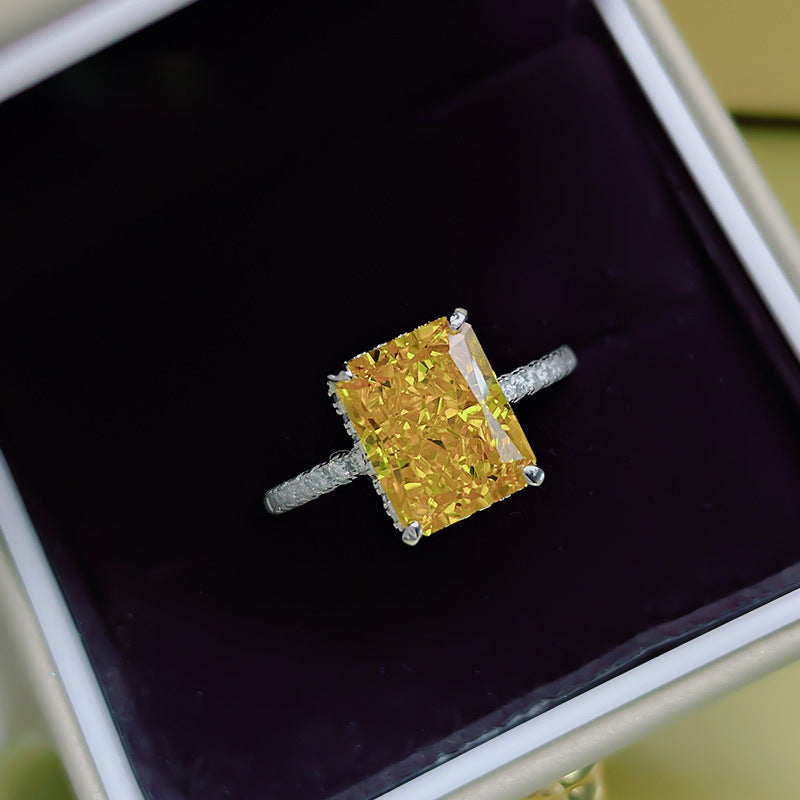 Women's Affordable Luxury Style Colored Gems Sterling Sier Rings