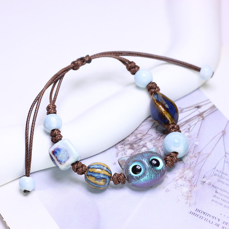 Hand Strap Ceramic Chinese Beaded Female Bracelets