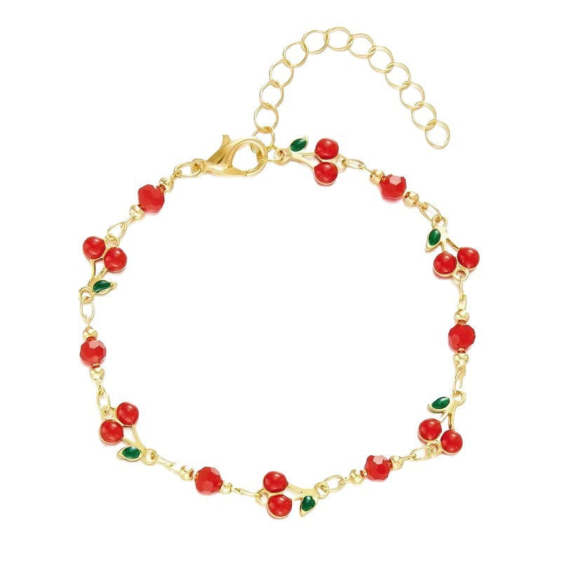 Chinese Advanced Colorful Fruit Cherry Creative Fresh Sweet Pendants