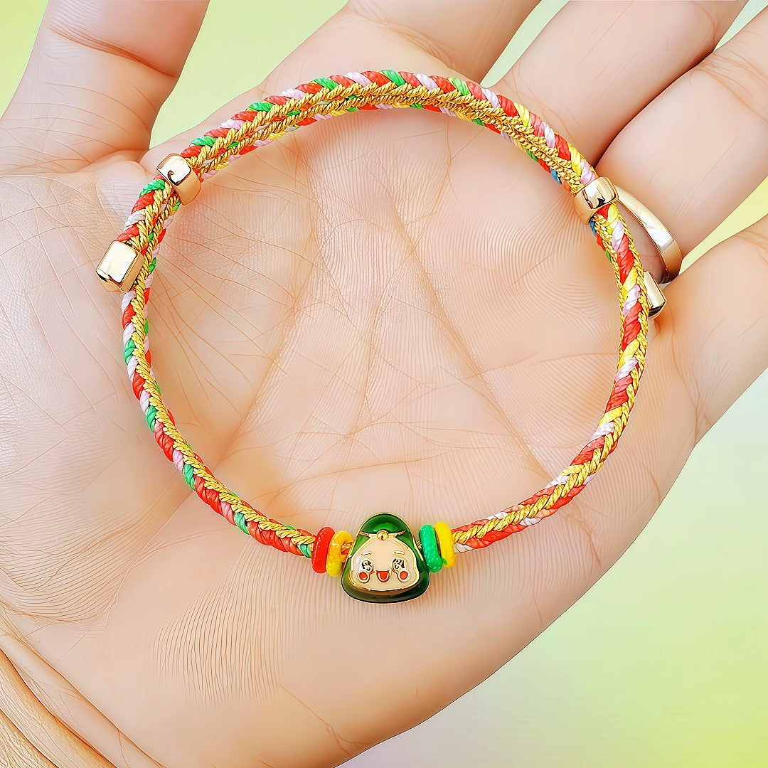 Women's & Men's Spot Hand-woven Dragon Boat Festival Colorful Bracelet